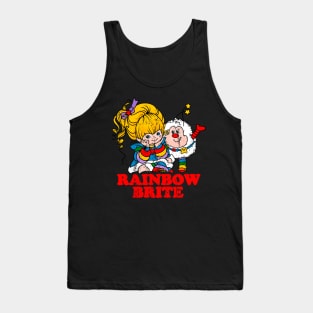 Vintage style rainbow brite Tank Top